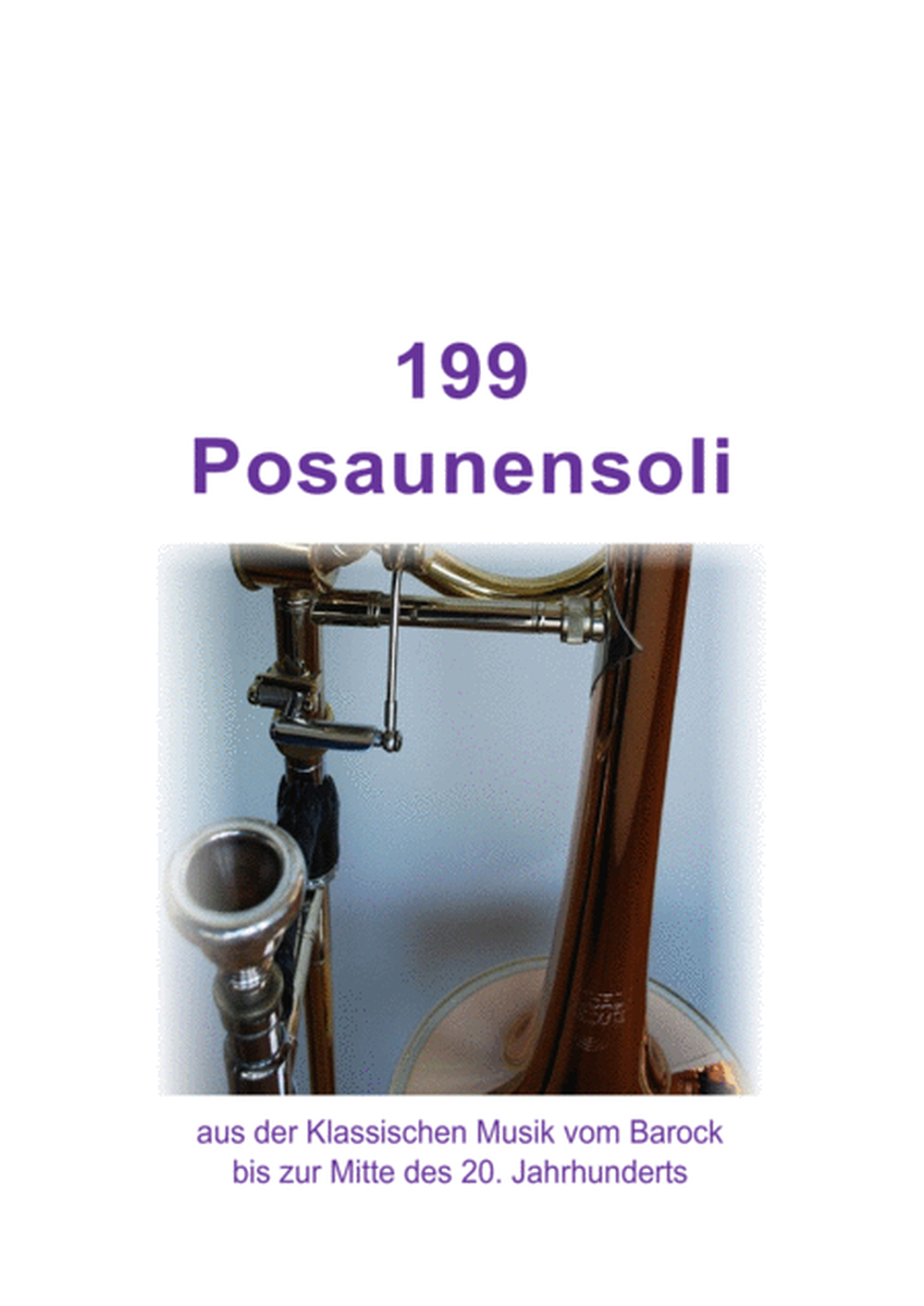 6 classical Pieces for Trombone - Posaune - please see details under description!