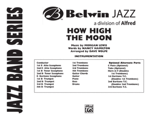 How High the Moon: Score