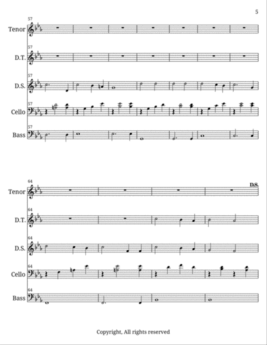 The Longest Time The Longest Time A Cappella scores gallery preview page 5