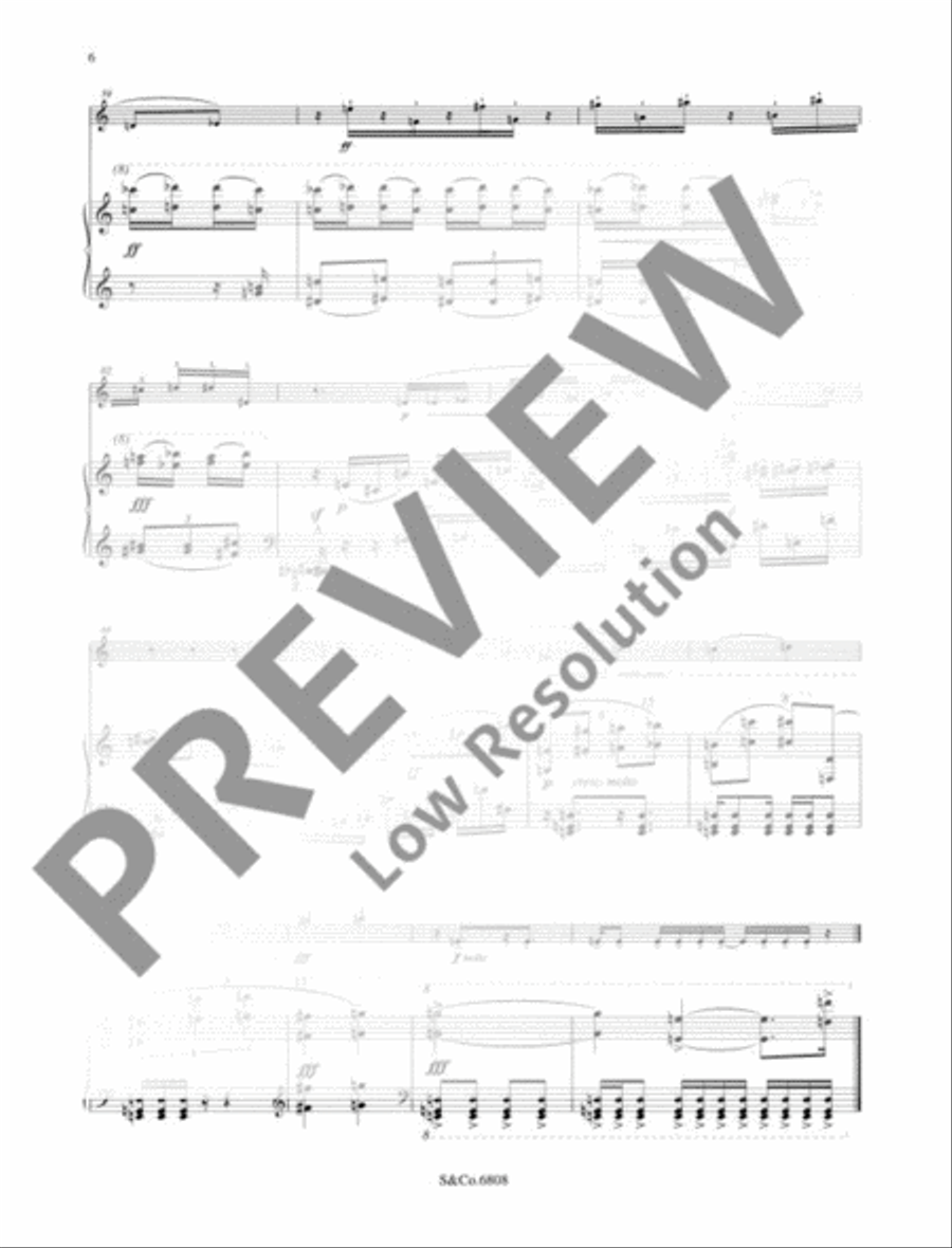 Sonata Trumpet Solo scores gallery preview page 9