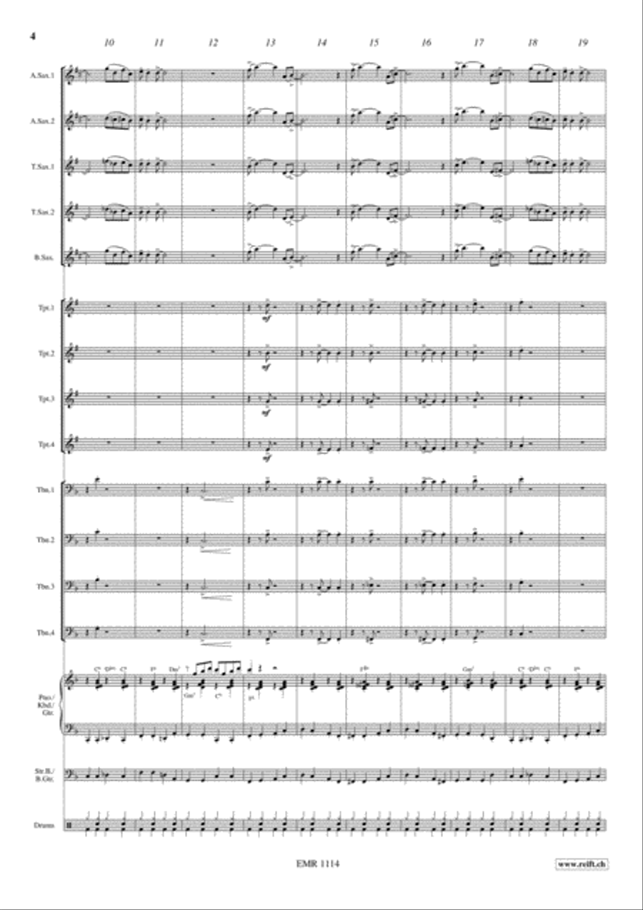 Roller Coaster Roller Coaster Big Band scores gallery preview page 5