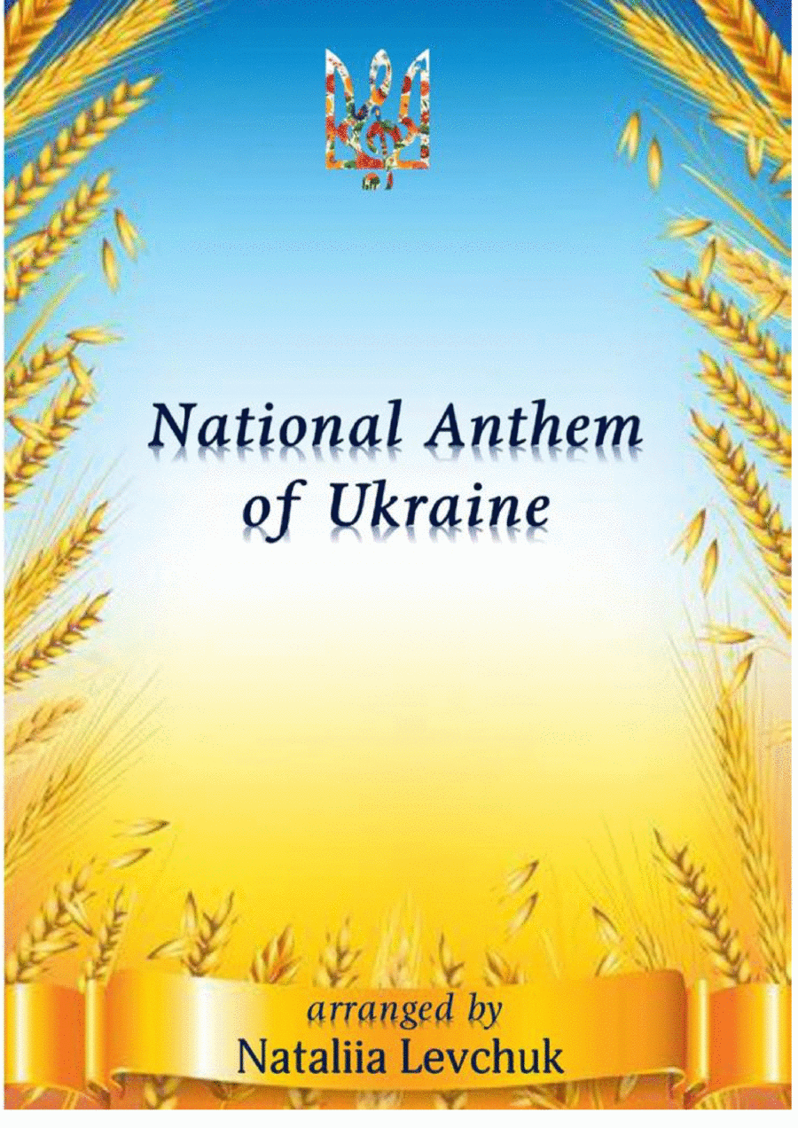 National Anthem of Ukraine Piano Solo scores gallery preview page 1