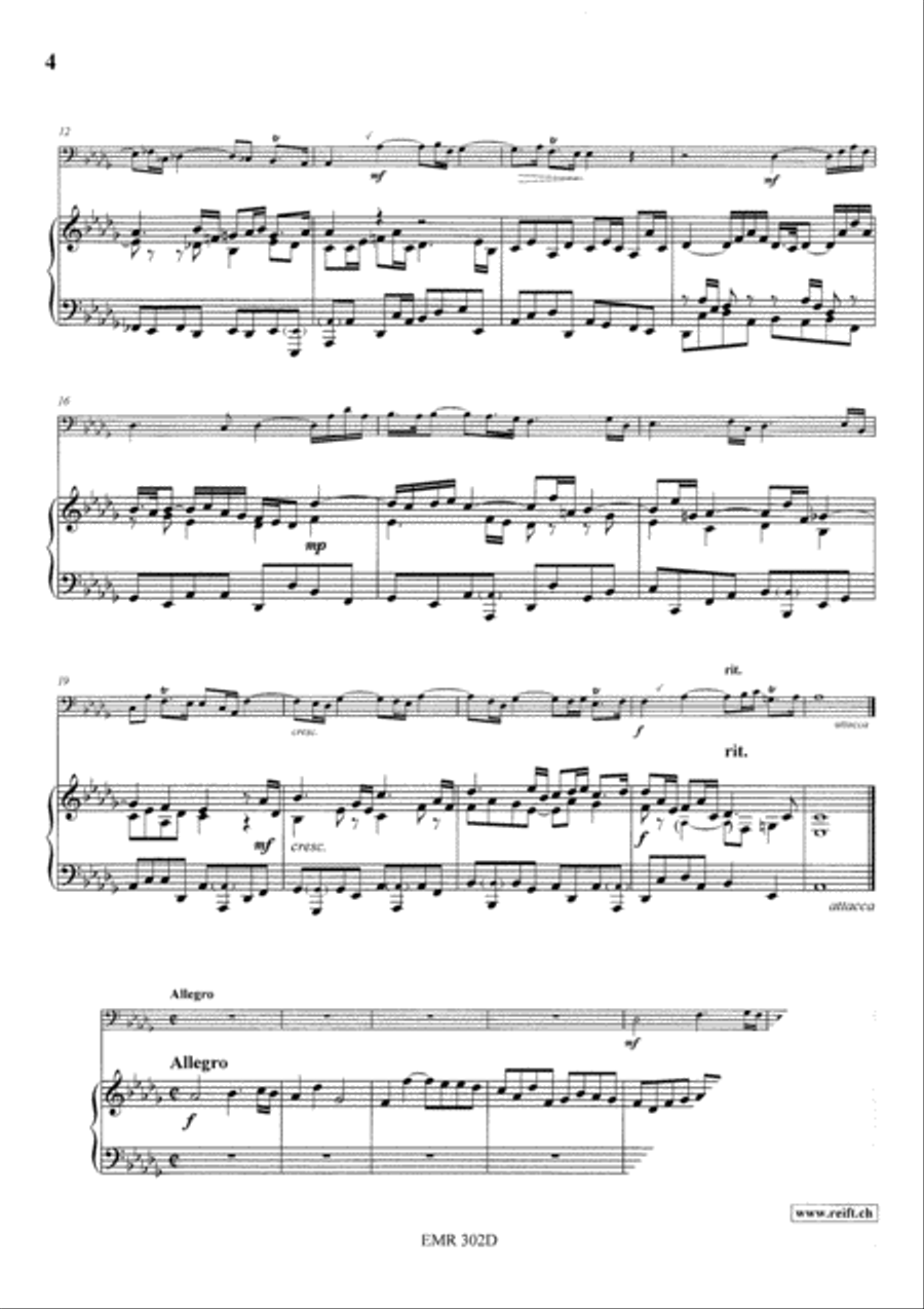 Prelude & Fugue Bassoon Solo scores gallery preview page 4