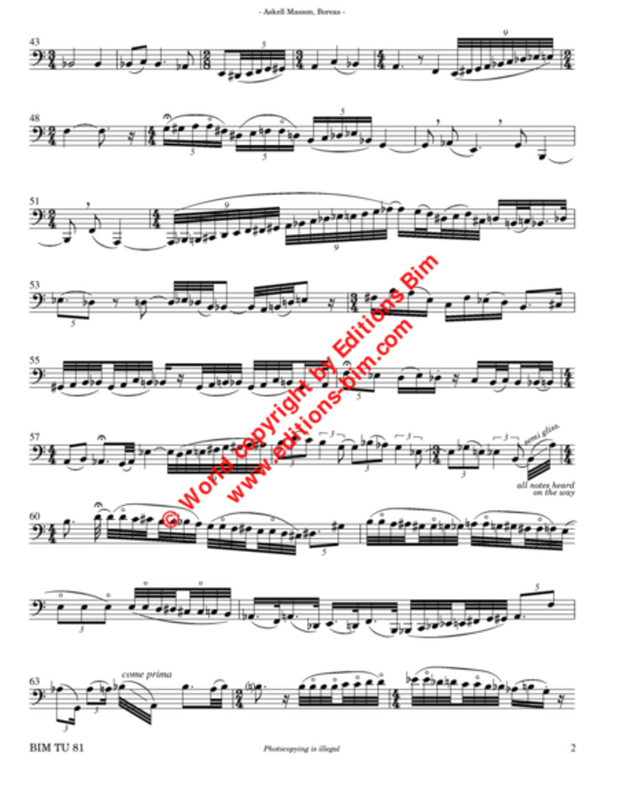 Boreas Tuba scores gallery preview page 3