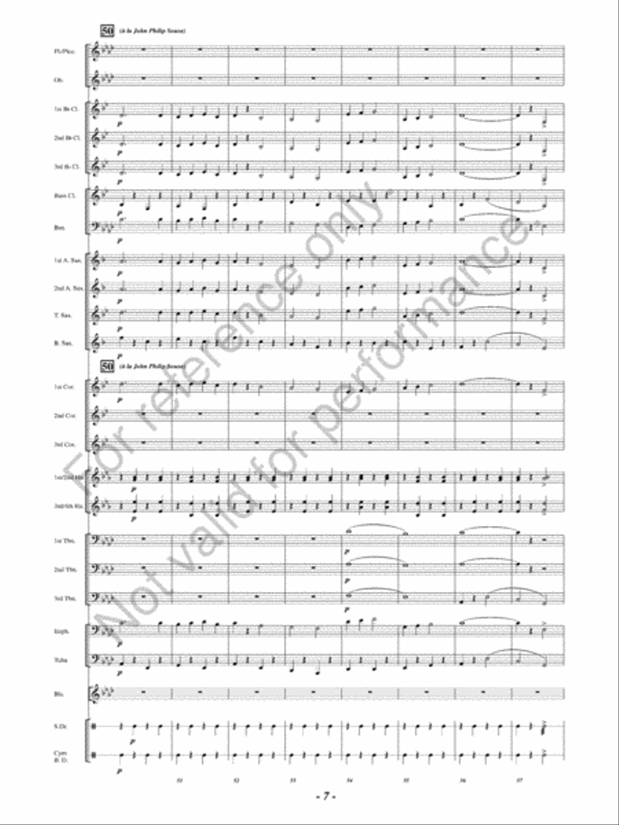 March Kings Concert Band scores gallery preview page 10