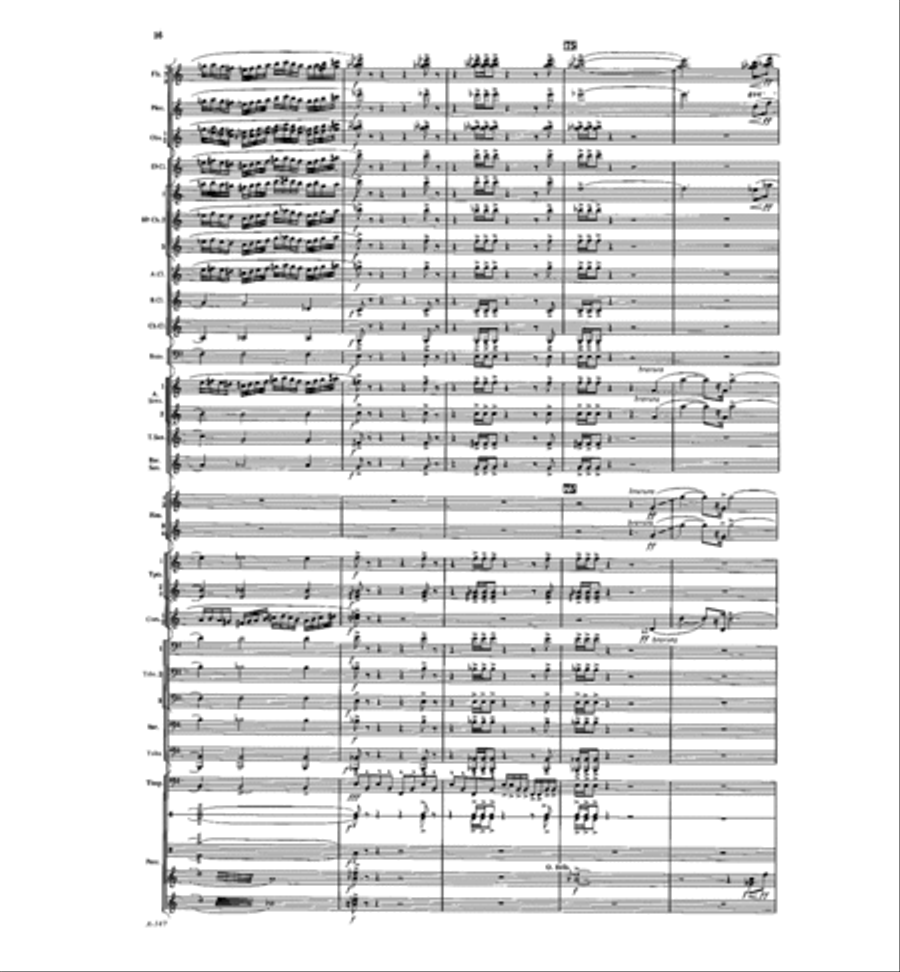 Day of the Shofar Concert Band scores gallery preview page 16