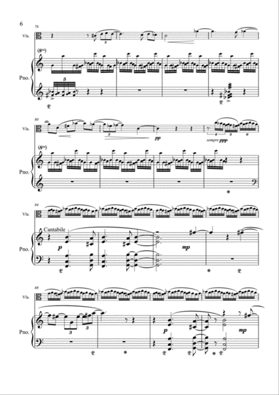 Murray - Solus - Viola & Piano Viola scores gallery preview page 6