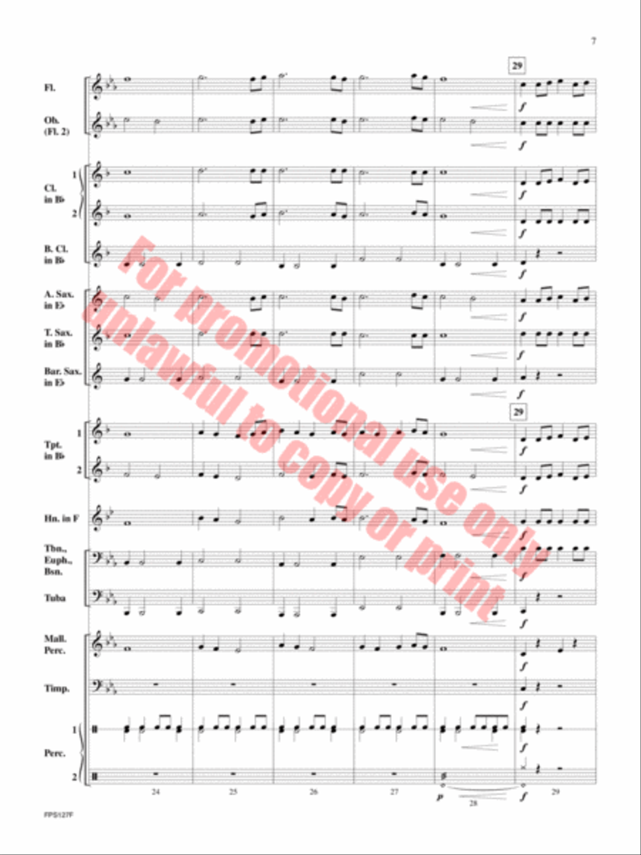 Thunderstruck Thunderstruck Concert Band scores gallery preview page 8