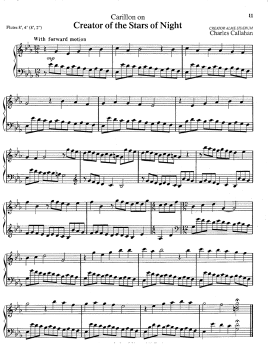 Advent Music for Manuals, Set 1 Organ scores gallery preview page 3
