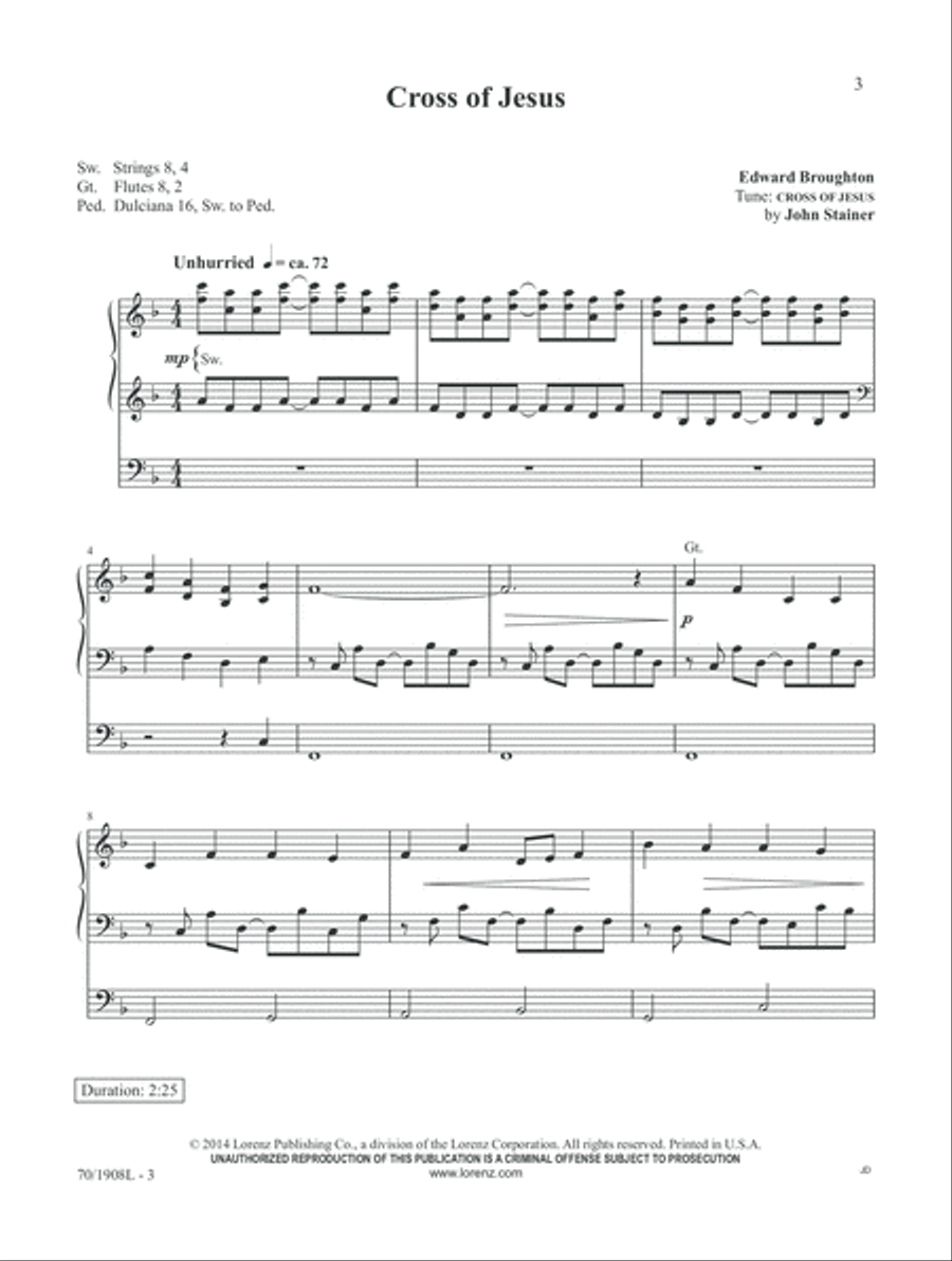 With Love That Has No Ending Organ scores gallery preview page 3