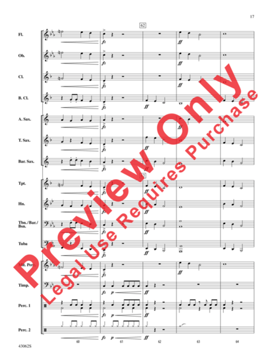 Planet X Concert Band scores gallery preview page 18