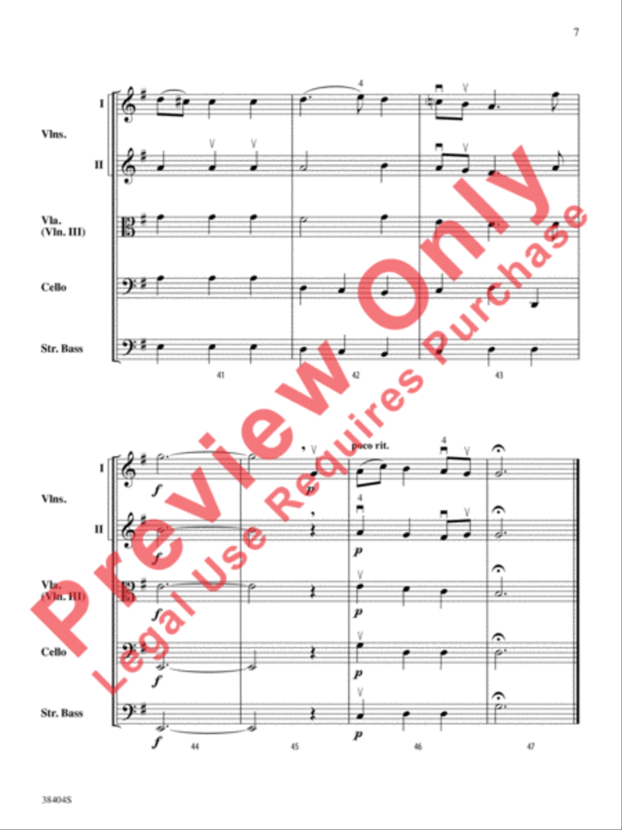 Largo String Orchestra scores gallery preview page 8