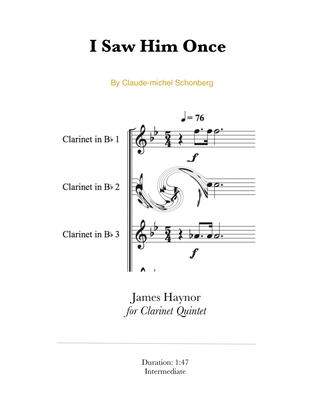Book cover for I Saw Him Once
