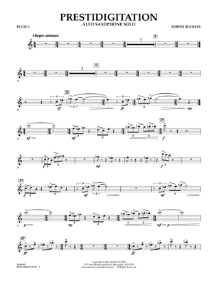 Prestidigitation (Alto Saxophone Solo with Band) - Flute 2