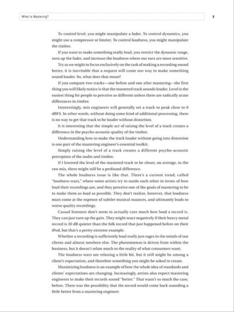 Audio Mastering – Essential Practices CD scores gallery preview page 12