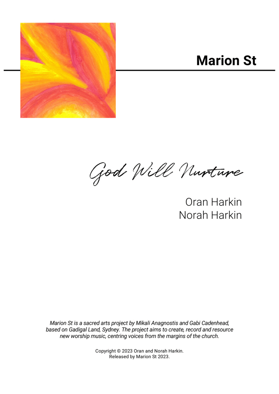 God Will Nurture God Will Nurture Piano scores gallery preview page 1