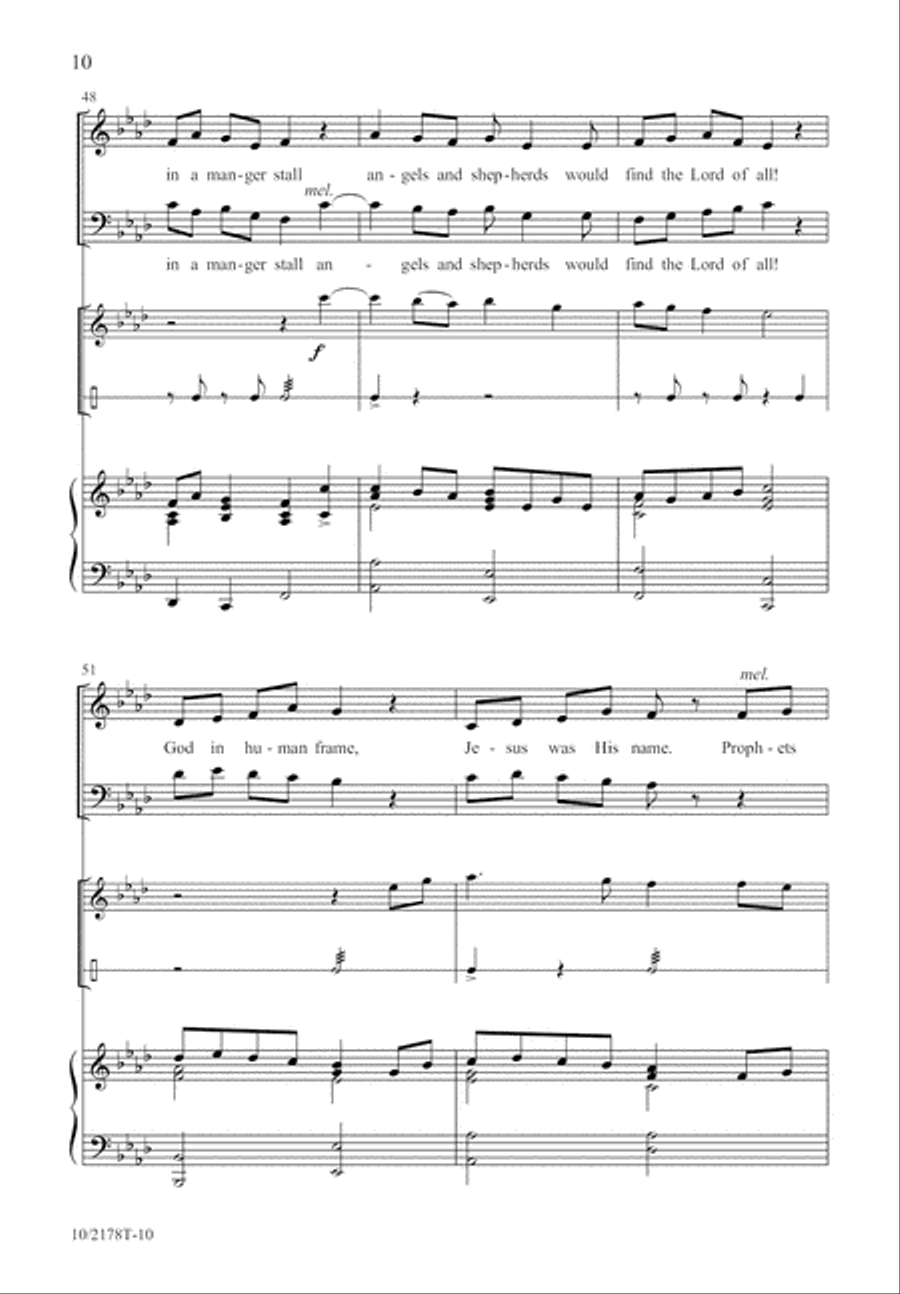 Prophets Knew 4-Part scores gallery preview page 10