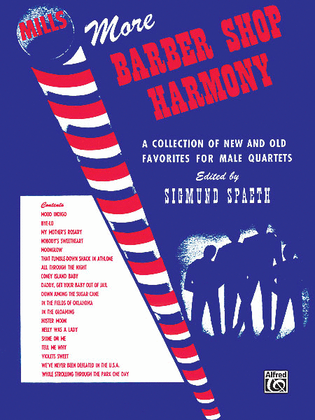 Book cover for More Barber Shop Harmony