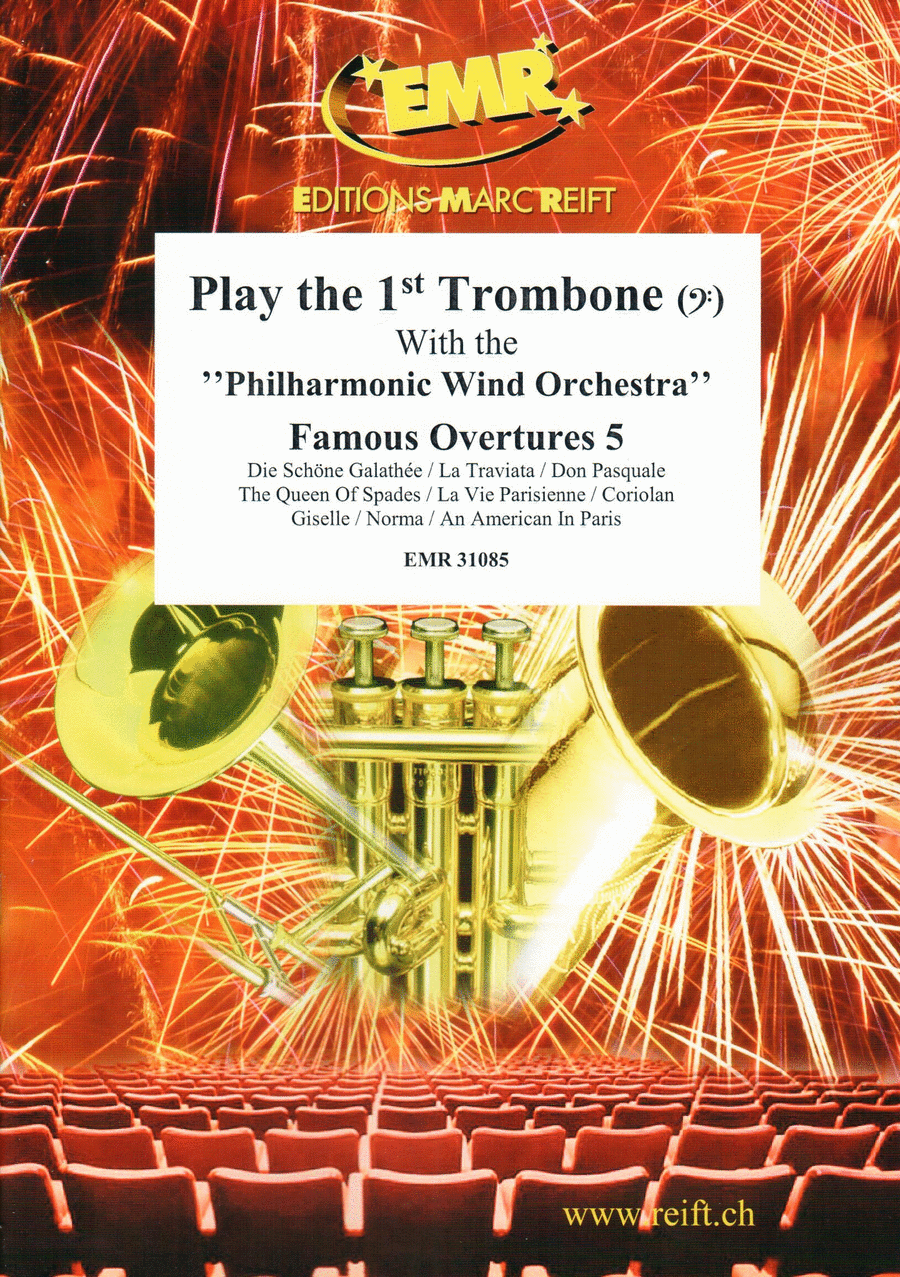 Play The 1st Trombone With The Philharmonic Wind Orchestra Concert Band scores gallery preview page 1