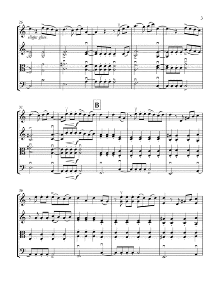 Save Me String Quartet scores gallery preview page 5