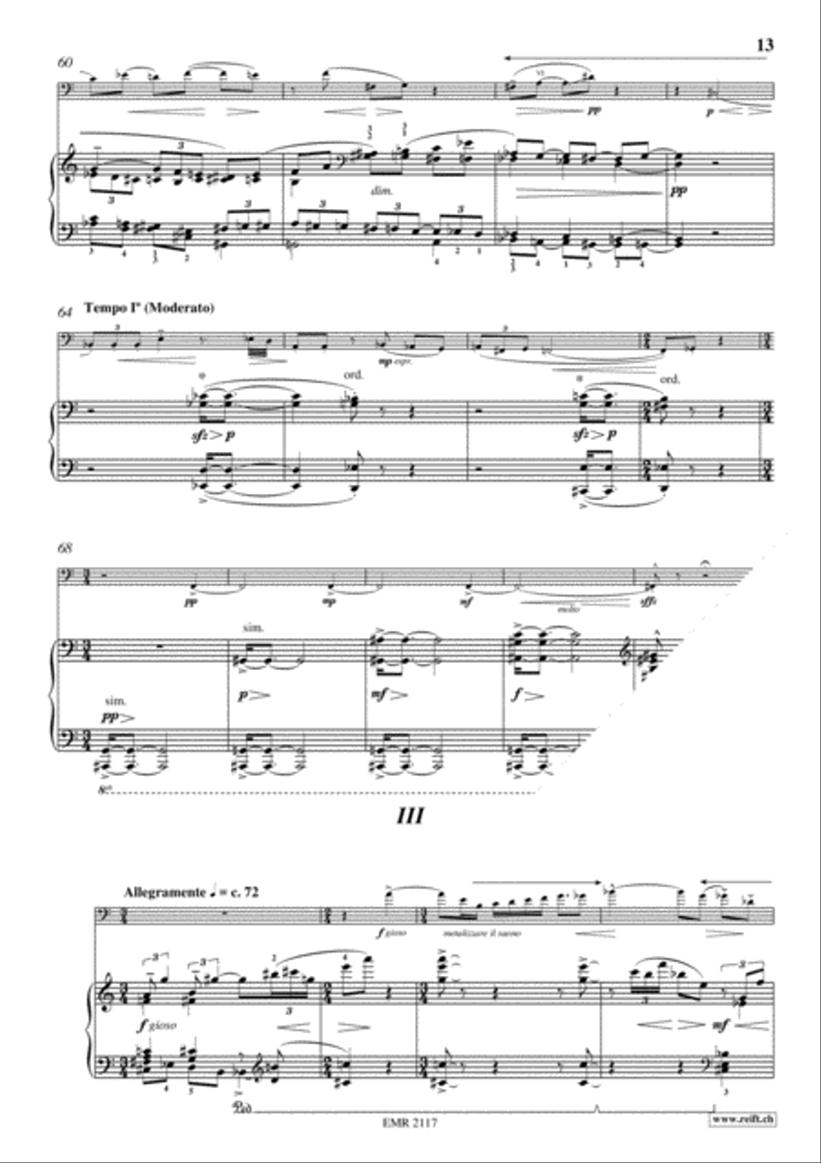 4 Lyrische Stucke Piano Accompaniment scores gallery preview page 9