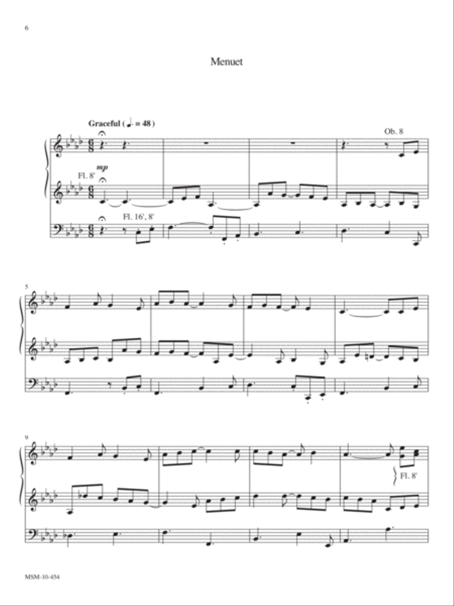 Variations on Thaxted Organ scores gallery preview page 4