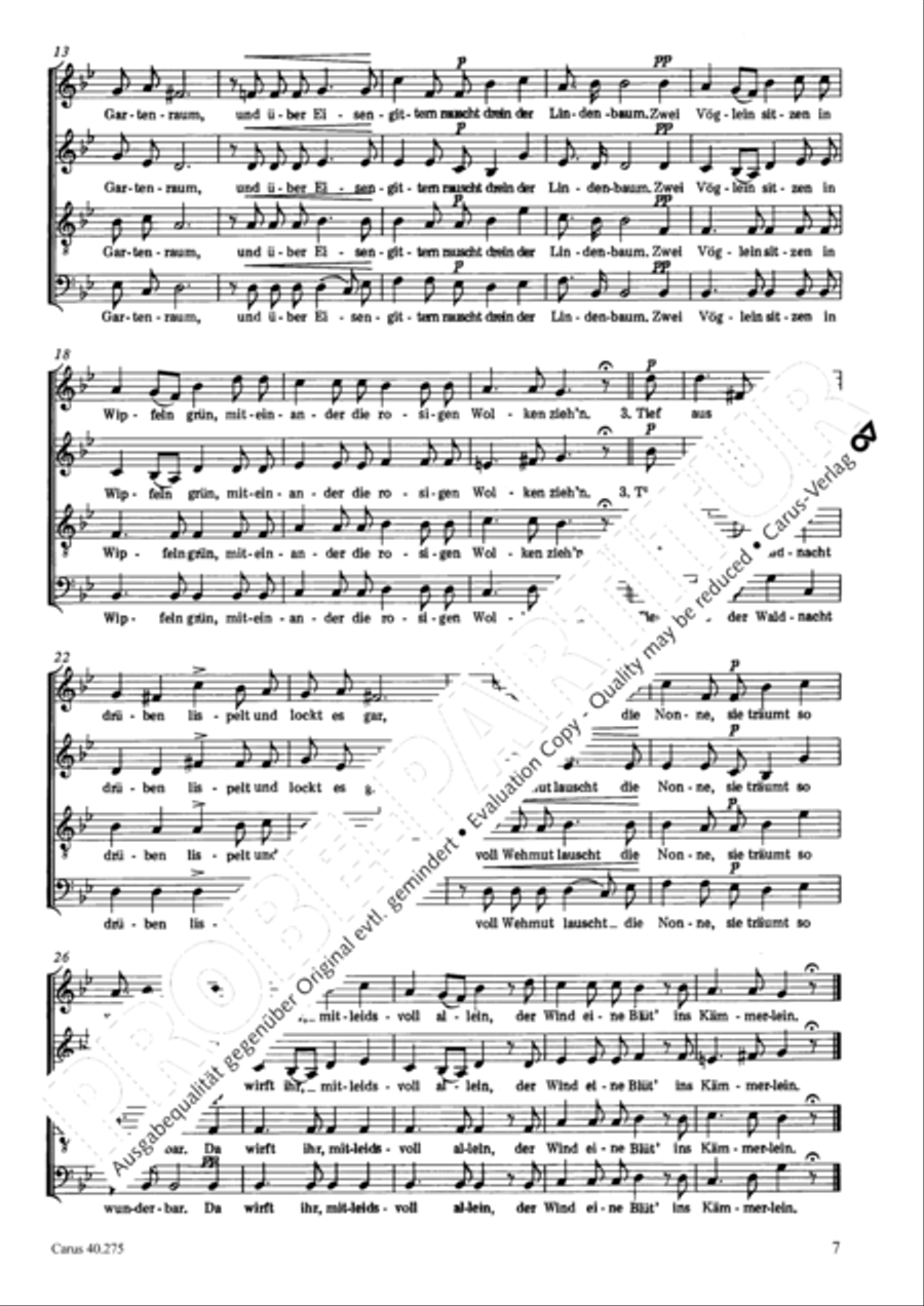 Romanzen und Balladen III op. 145 Choir scores gallery preview page 8