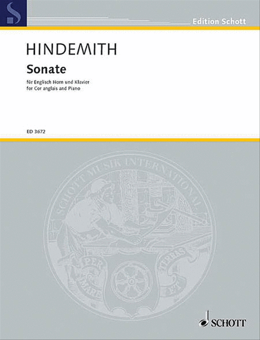 Sonata for English Horn and Piano English Horn scores gallery preview page 1