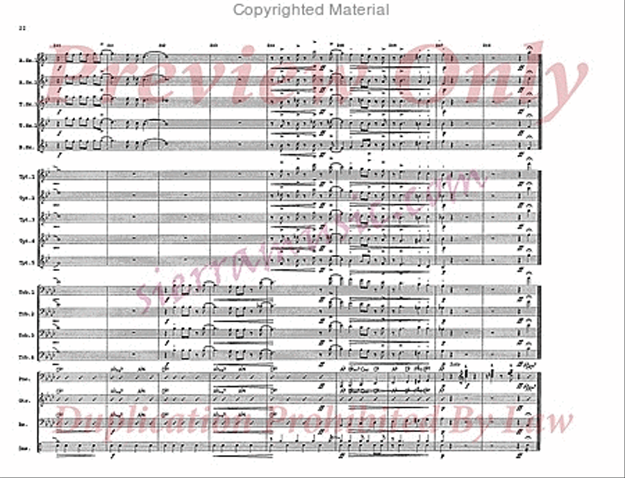 Plain Brown Wrapper Big Band scores gallery preview page 23