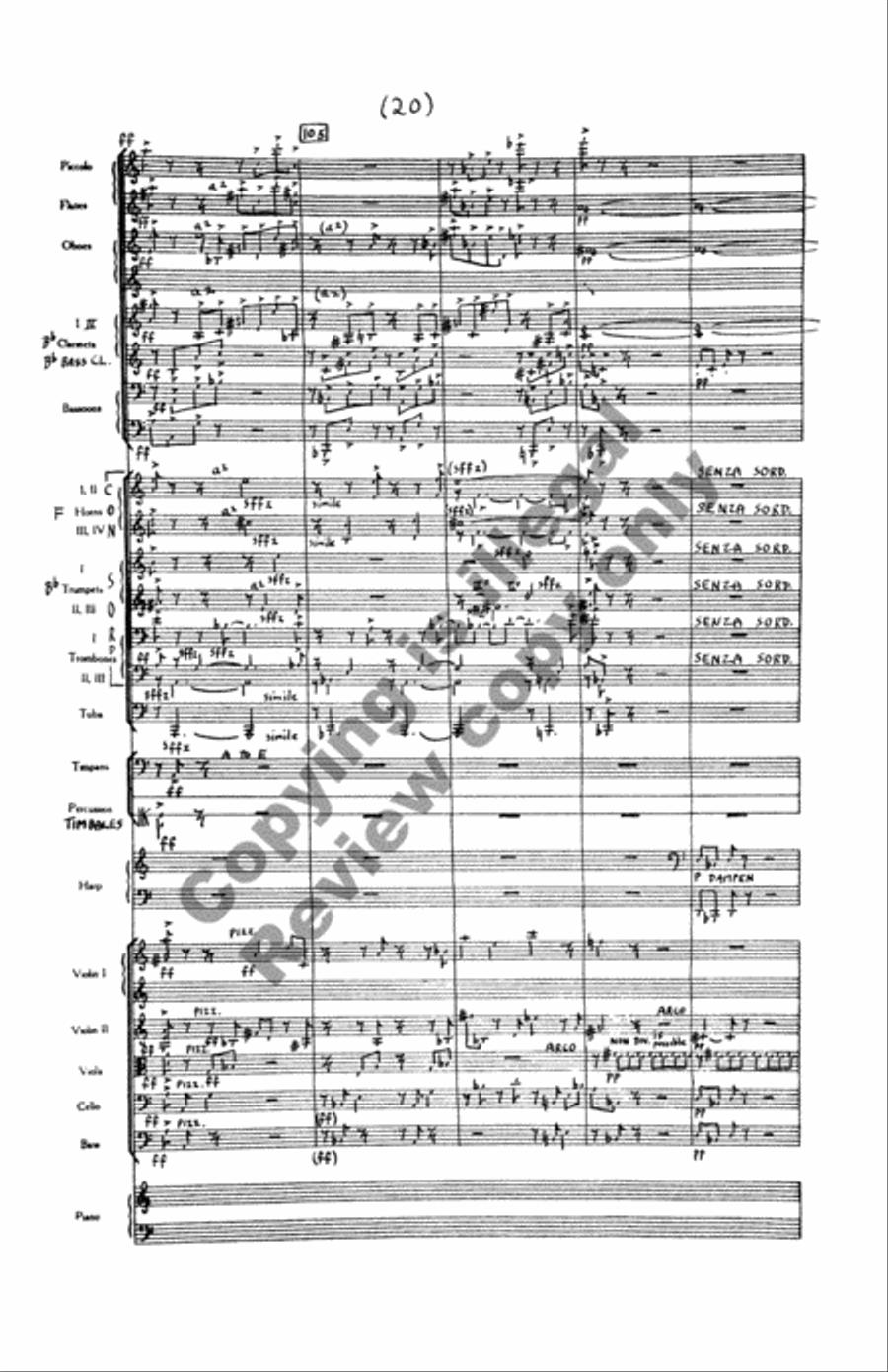 Tenso Tenso Full Orchestra scores gallery preview page 13