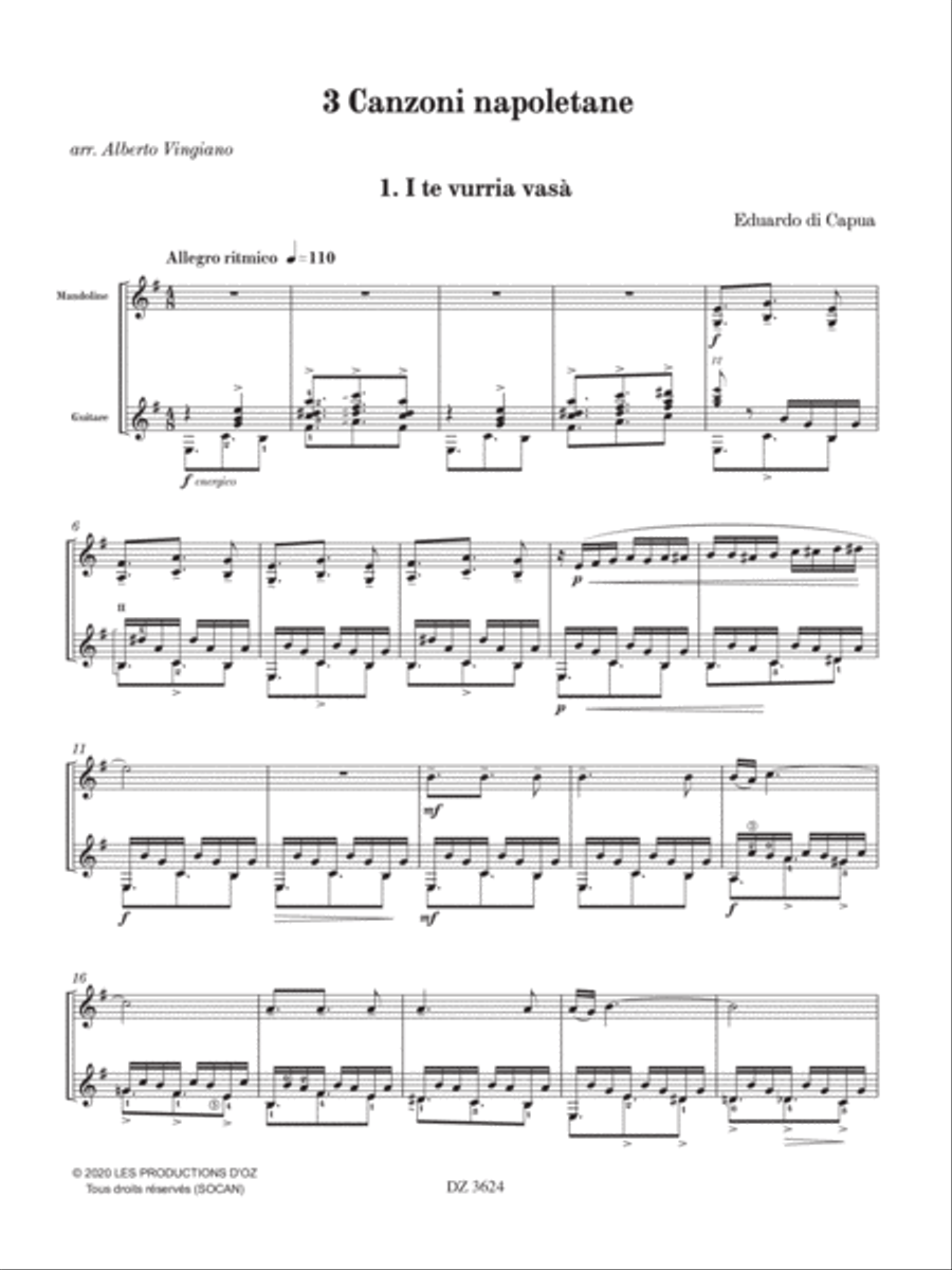 3 Canzoni napoletane image number null