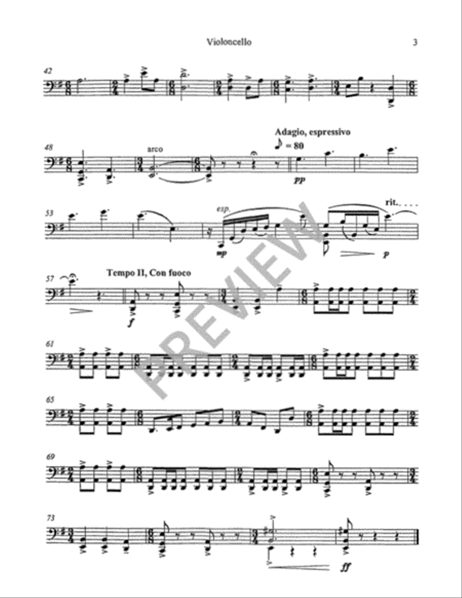 Five Hebrew Love Songs (String Parts) Choir scores gallery preview page 20