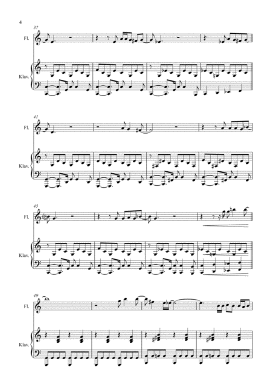 Creep Creep Flute Solo scores gallery preview page 4