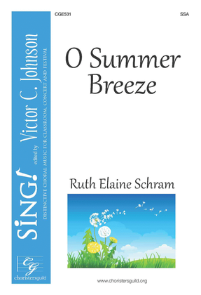Book cover for O Summer Breeze - SSA