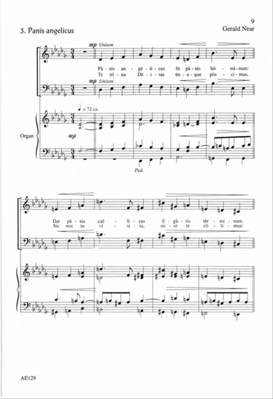 Three Communion Anthems Three Communion Anthems 4-Part scores gallery preview page 4