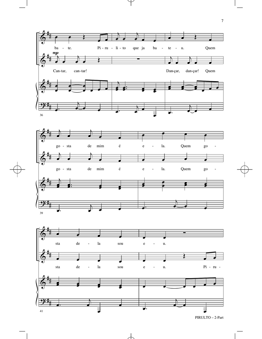 Pirulito 2-Part scores gallery preview page 5