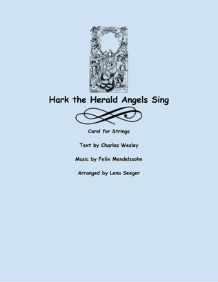 Book cover for Hark the Herald Angels Sing (two violins and cello)