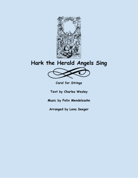 Hark the Herald Angels Sing (two violins and cello)