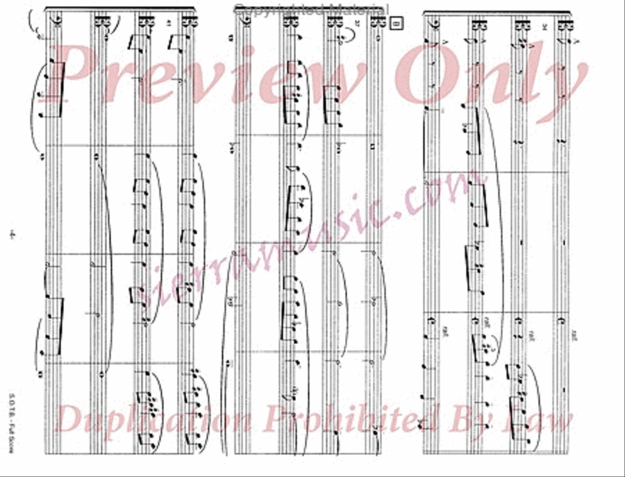 South Of The Border Trombone Quartet scores gallery preview page 5