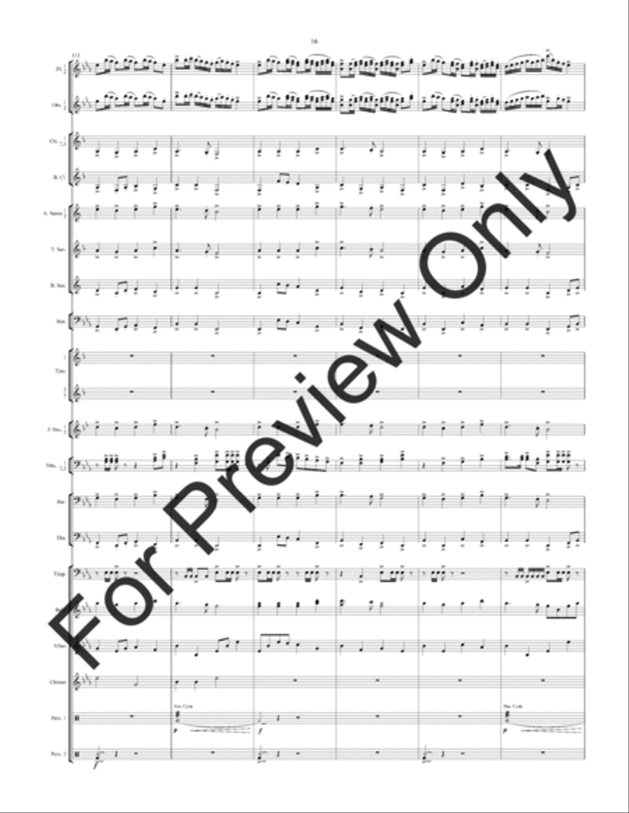 Christmas Legends Concert Band scores gallery preview page 19