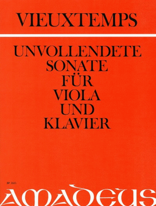 Book cover for Unfinished Sonata op. post.