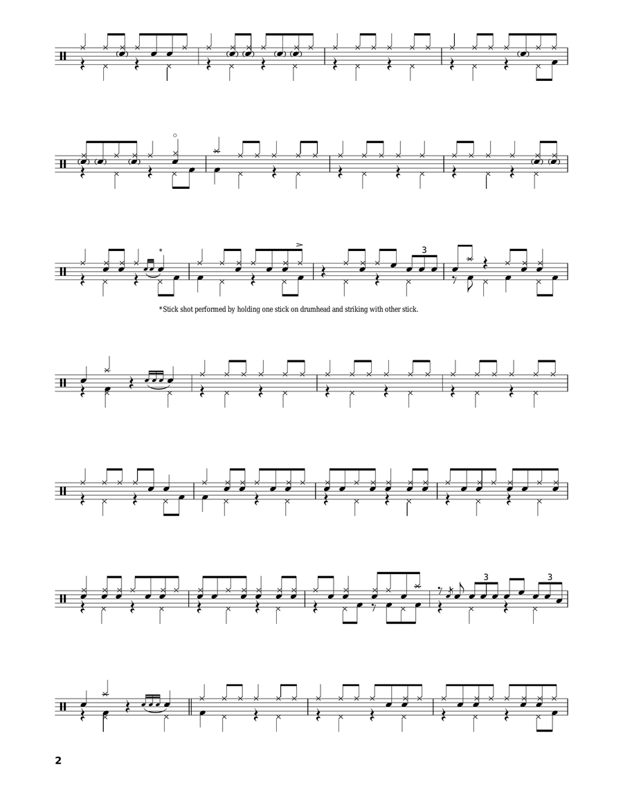 It Don't Mean A Thing (If It Ain't Got That Swing) Drum Set scores gallery preview page 2