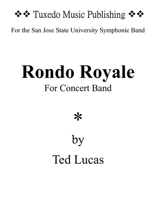 Rondo Royale, for Concert Band - Score Only