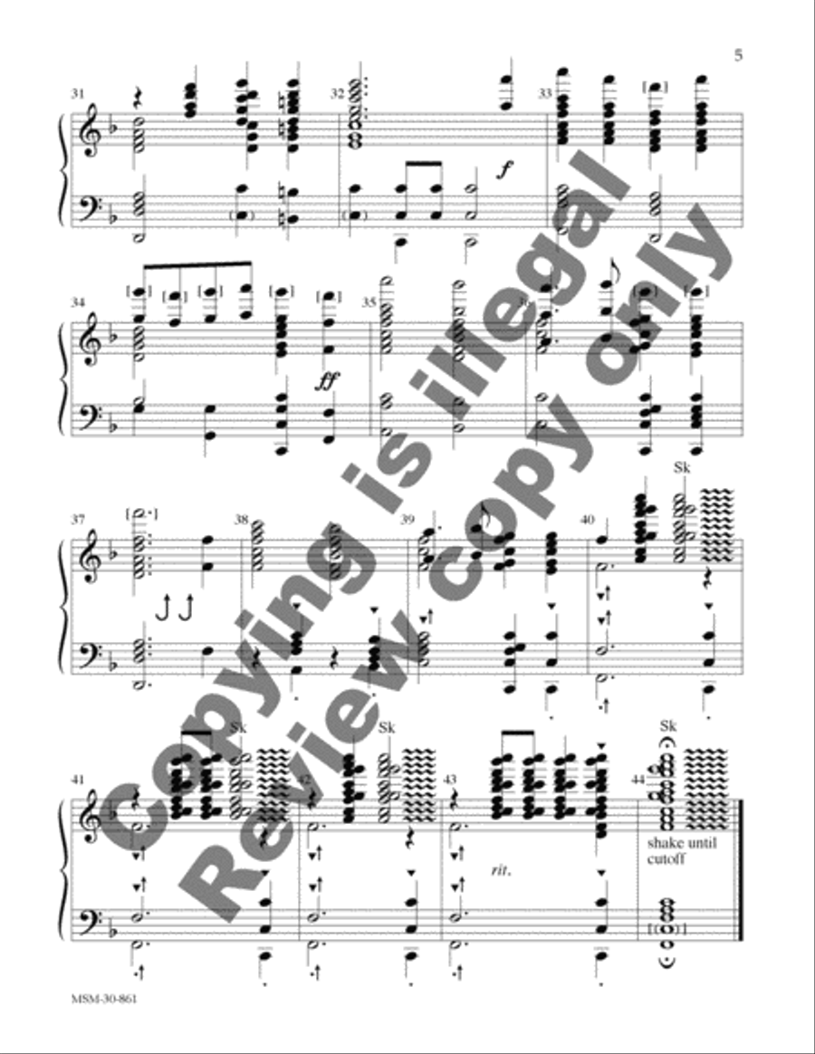 Fanfare on Coronation Fanfare on Coronation 5-Octaves scores gallery preview page 5