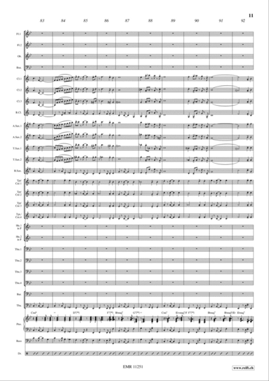 Zodiac Concert Band scores gallery preview page 12