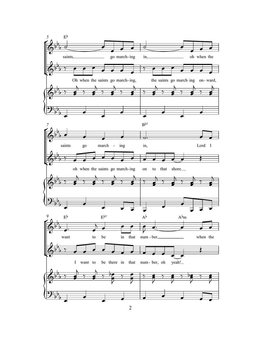 When The Saints Go Marching In (arr. Rick Hein)