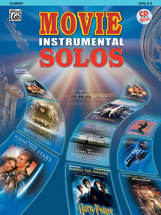 Book cover for Movie Instrumental Solos - Clarinet (Book and CD)