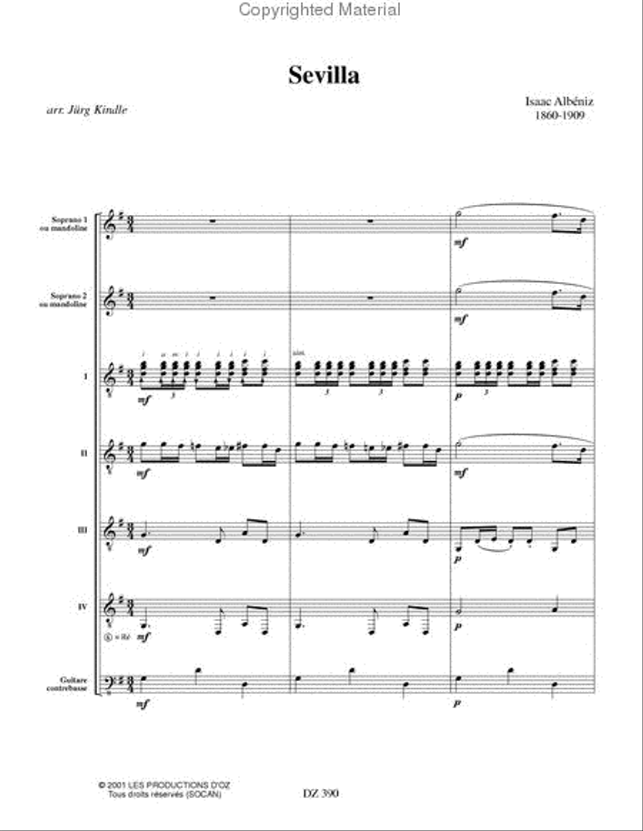 Sevilla Guitar Ensemble scores gallery preview page 2