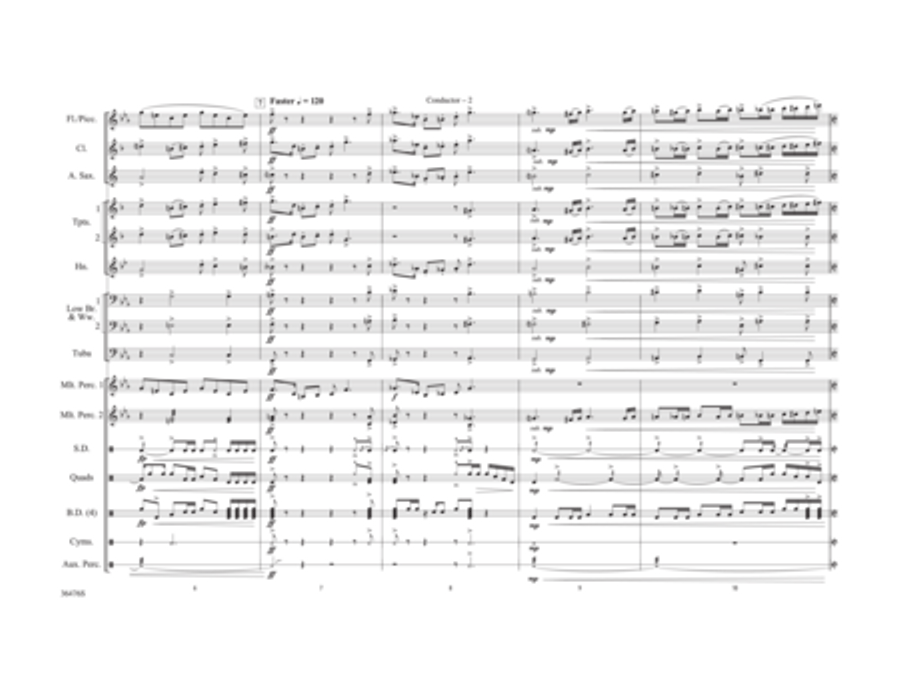 The Wizard of Oz Meets The Wiz, Part 1 Marching Band scores gallery preview page 3