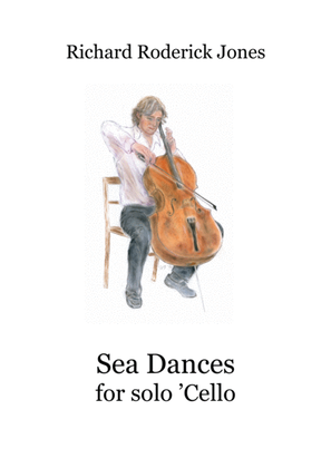 Book cover for Sea Dances for solo 'Cello